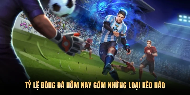 Tỷ lệ bóng đá hôm nay gồm những loại kèo nào