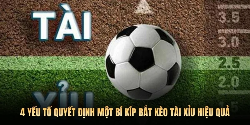 4 yếu tố quyết định một bí kíp bắt kèo tài xỉu thắng đậm