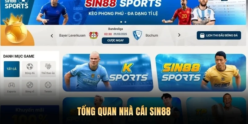 Tổng quan nhà cái Sin88